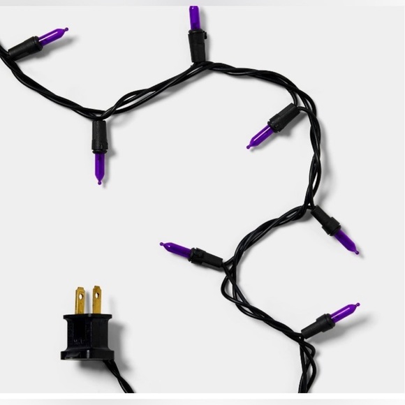 NWT 350 count incandescent mini string lights purple Halloween Christmas - Picture 7 of 9